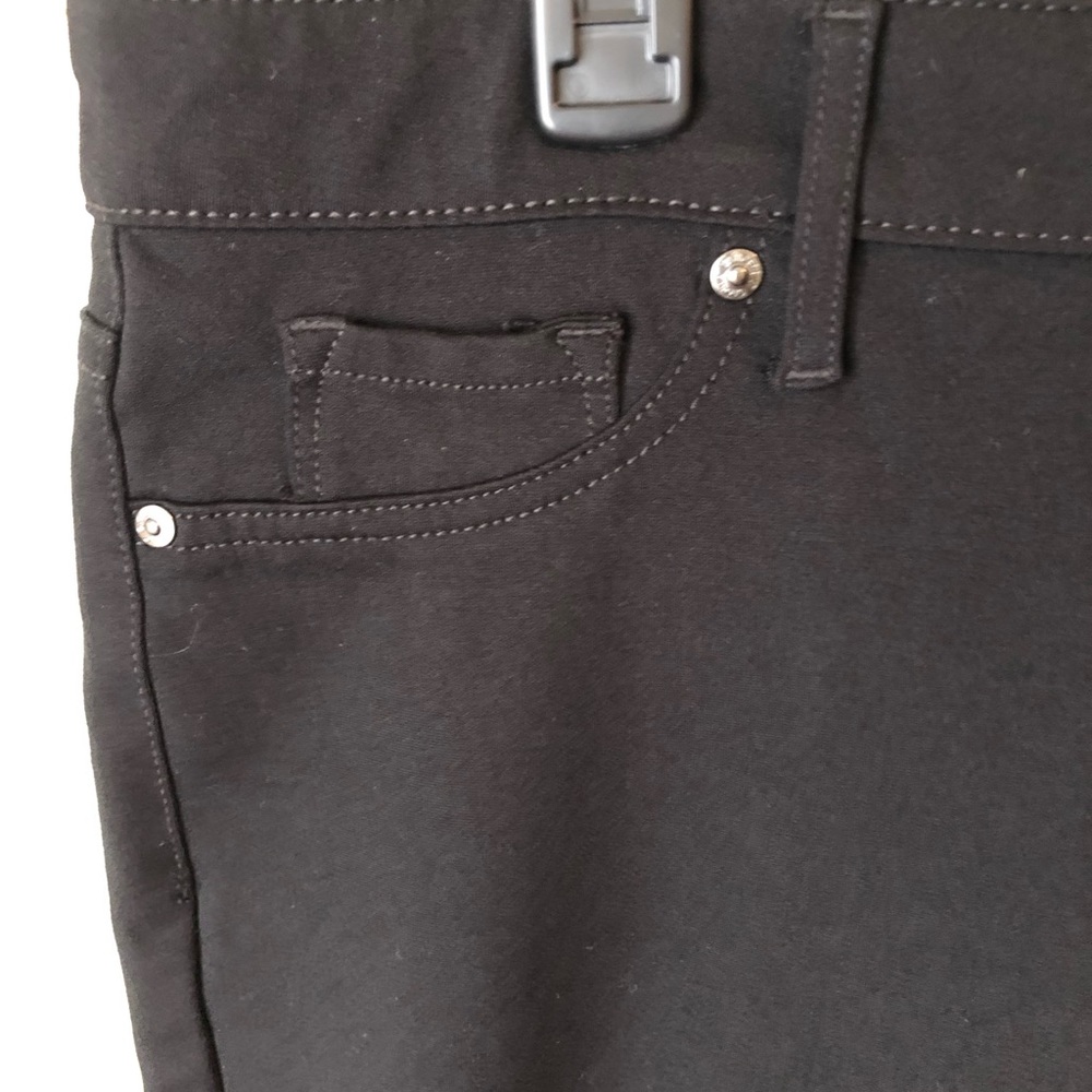 Gloria Vanderbilt black stretchy slim leg jeans - Size 16 - Picture 3 of 8